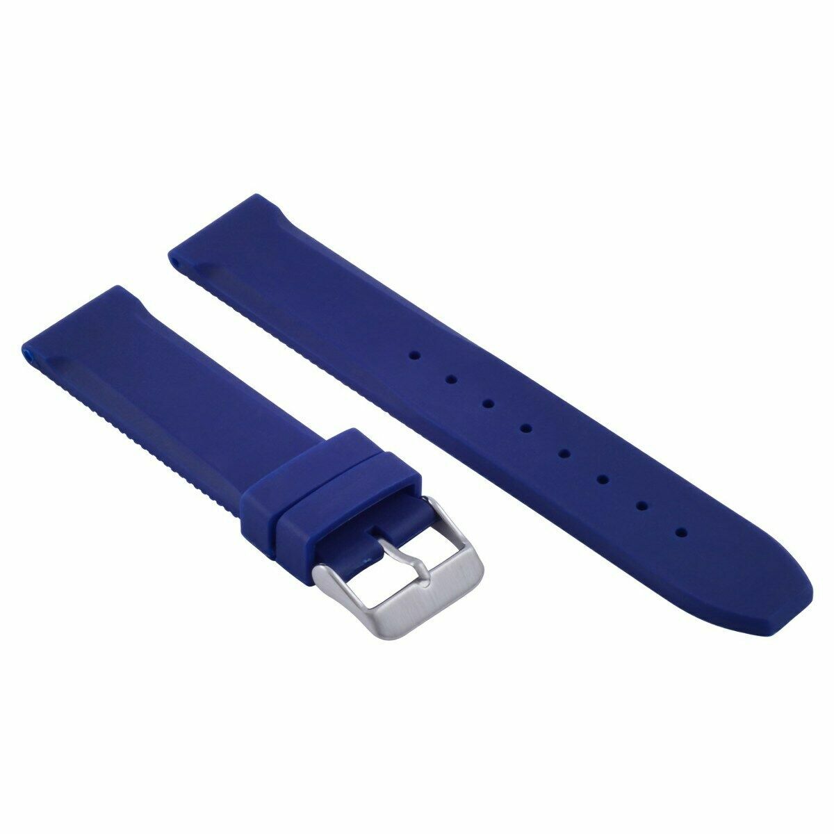 22MM RUBBER WATCH BAND STRAP FOR SEIKO WATCH SKX007 SKX009, SKX175 SKX176 BLUE