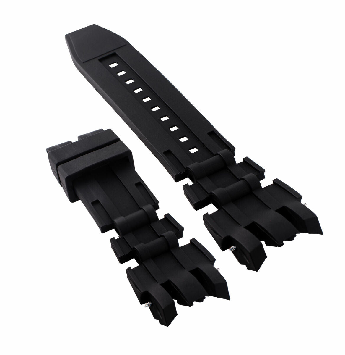 BLACK RUBBER REPLACEMENT STRAP BAND FOR INVICTA SUBAQUA RESERVE 20427 20431