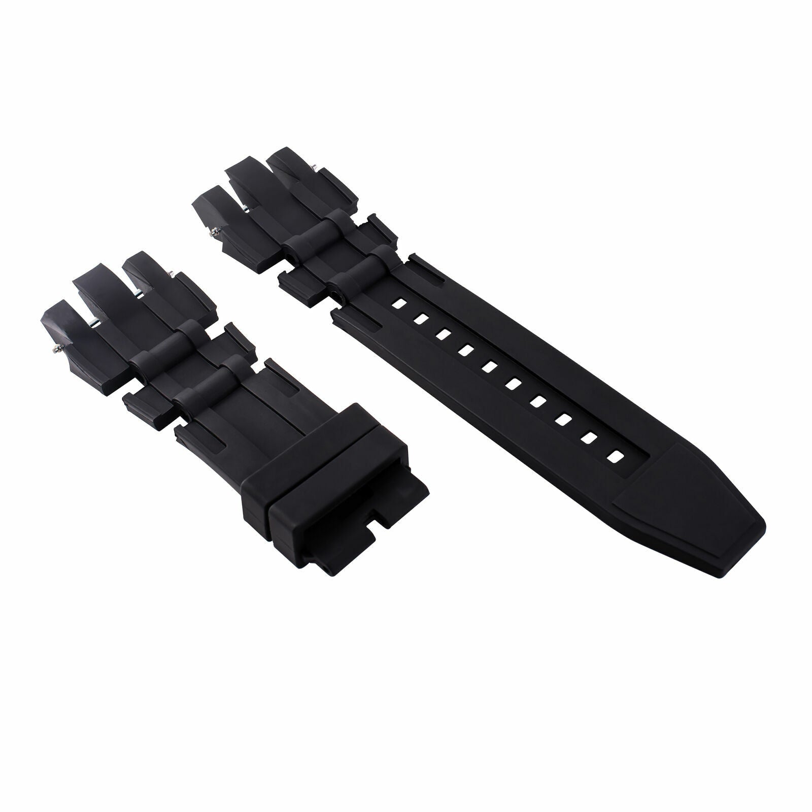 BLACK RUBBER REPLACEMENT STRAP BAND FOR INVICTA SUBAQUA RESERVE 20427 20431