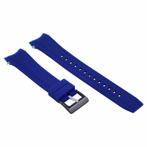 23MM RUBBER WATCH FOR CITIZEN ECO-DRIVE PROMASTER AQUALAND CHRONOGRAPH BLUE