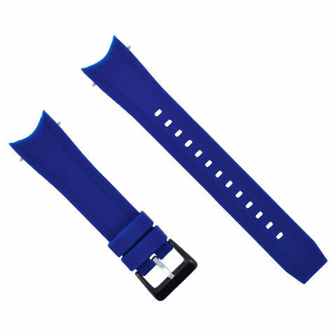 23MM RUBBER WATCH FOR CITIZEN ECO-DRIVE PROMASTER AQUALAND CHRONOGRAPH BLUE