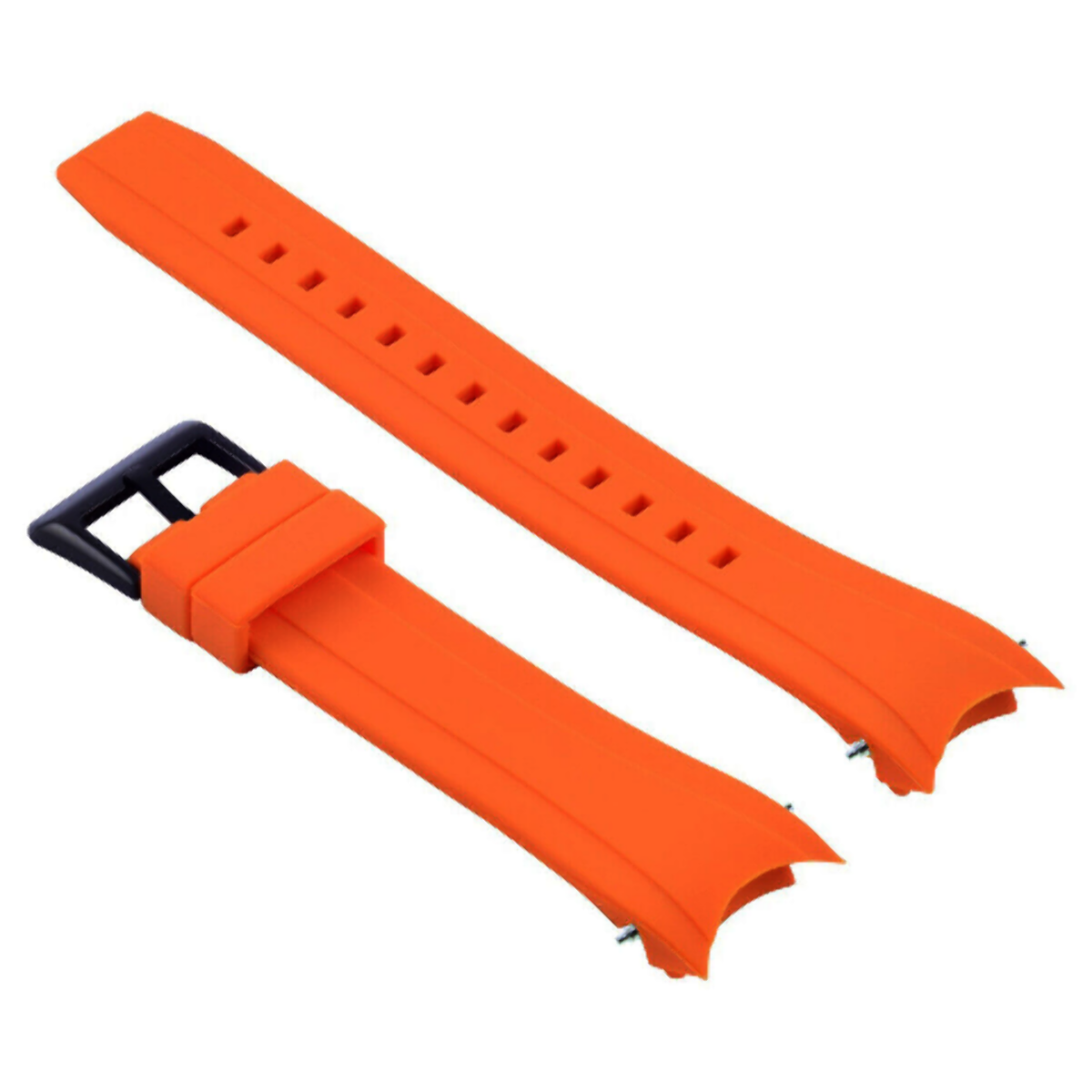 RUBBER WATCH FOR CITIZEN ECO-DRIVE PROMASTER AQUALAND CHRONOGRAPH ORANGE