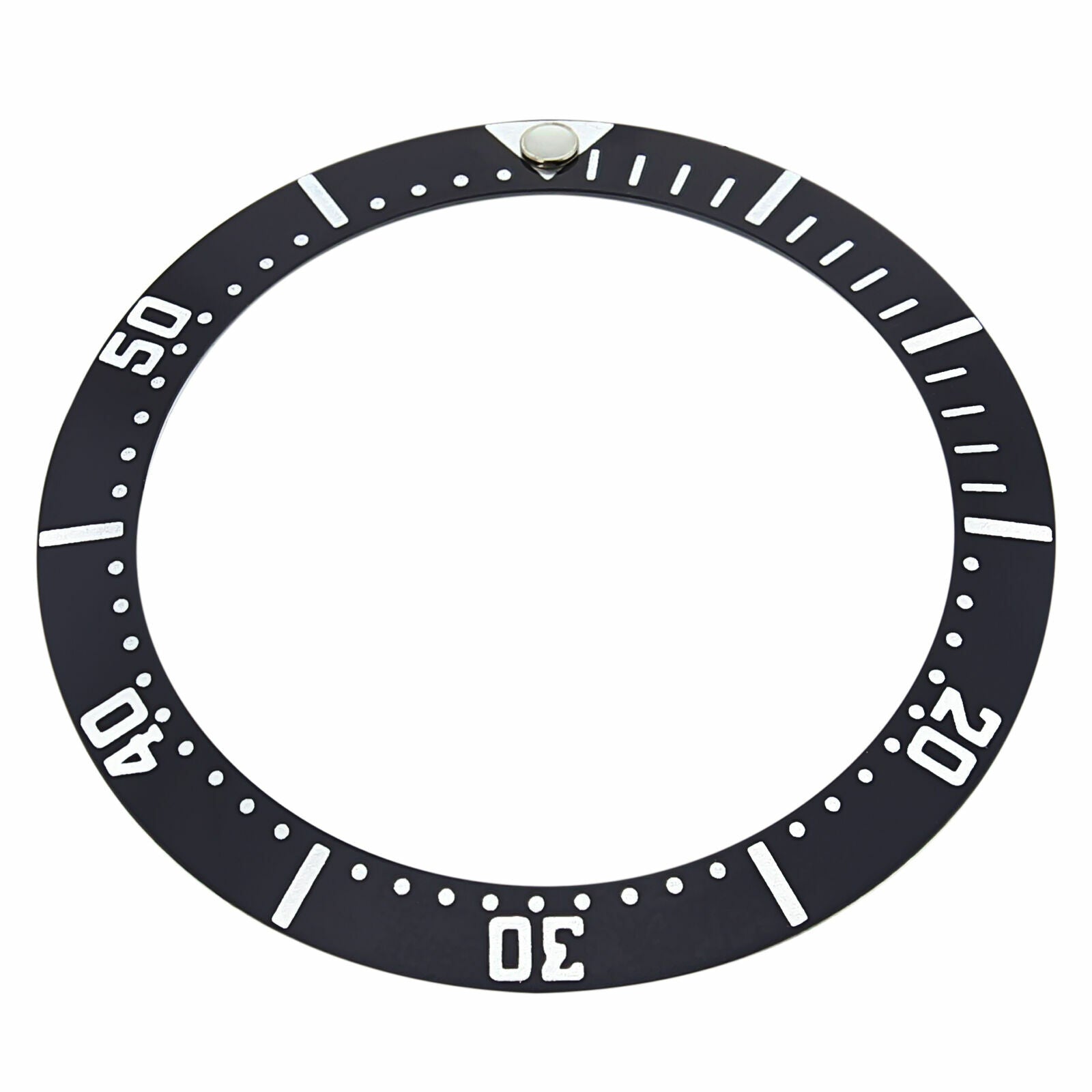 REPLACEMENT BEZEL INSERT BLACK FOR WATCH 32.90MM X 26.90MM