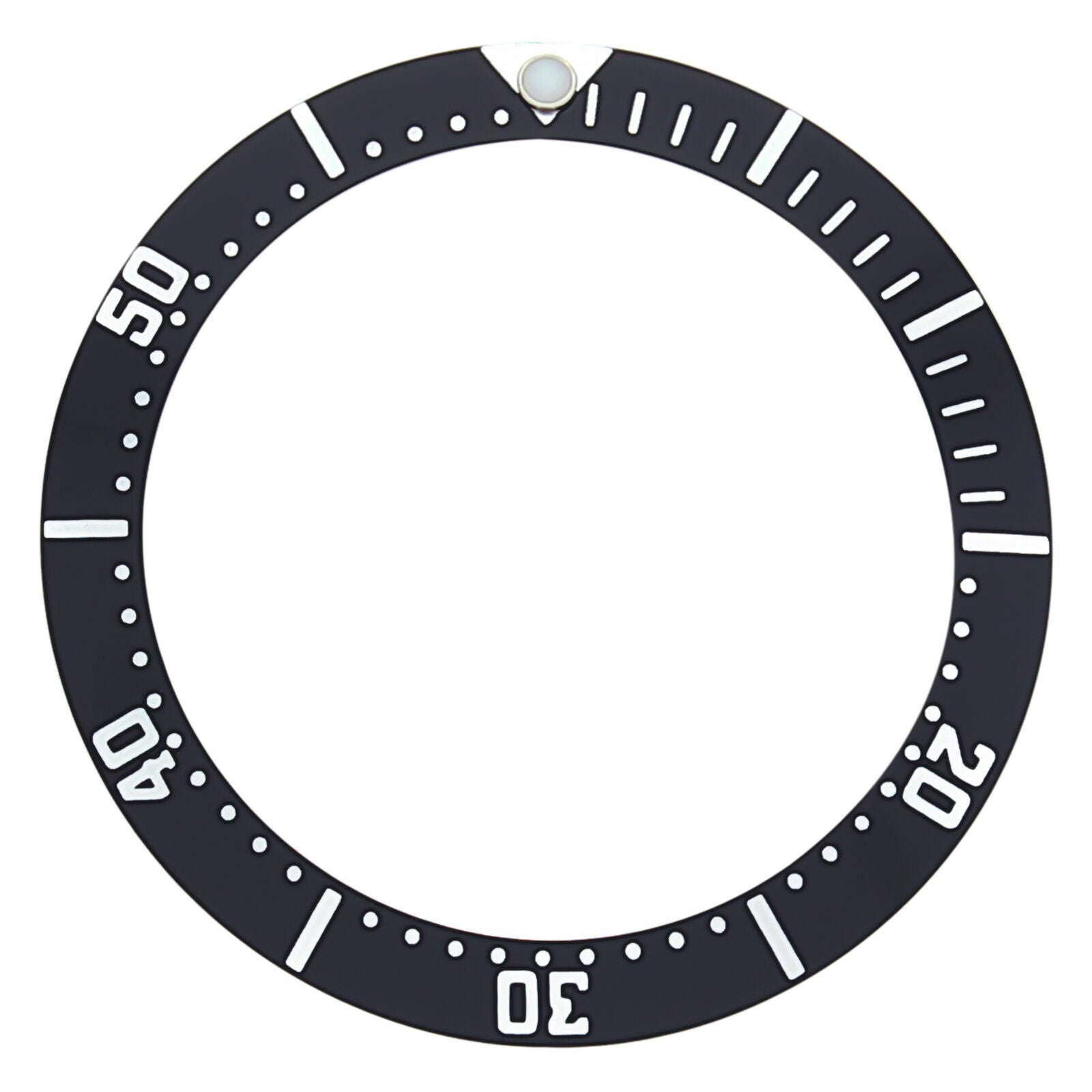 REPLACEMENT BEZEL INSERT BLACK FOR WATCH 32.90MM X 26.90MM