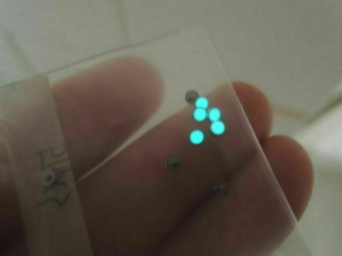 REPLACEMENT PEARL PIP TURQUOISE LUME FOR WATCH BEZEL INSERT 2.30MM