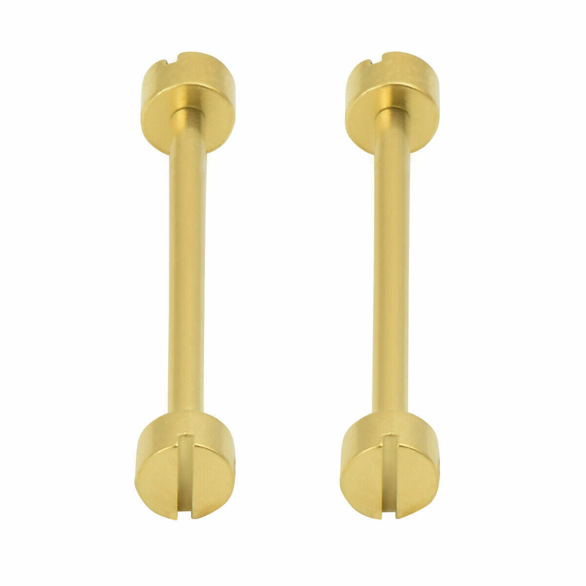 2-16MM REPLACEMENT TUBE & SCREW PIN FOR CARTIER WATCH STRAP BAND LUG YELLOW GOLD