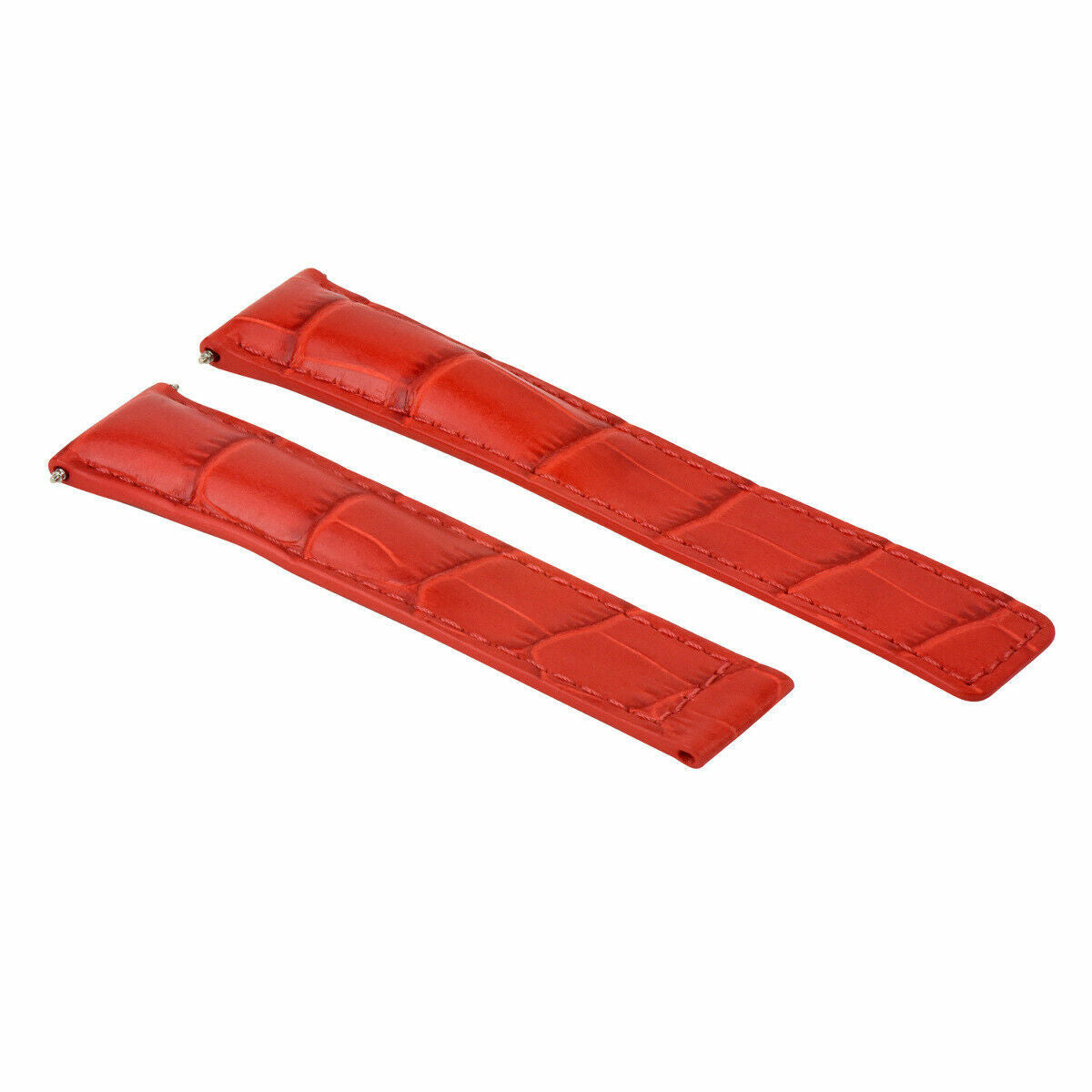 22MM LEATHER WATCH BAND STRAP FOR TAG HEUER CARERRA MONACO TWINTIME FORMULA  RED