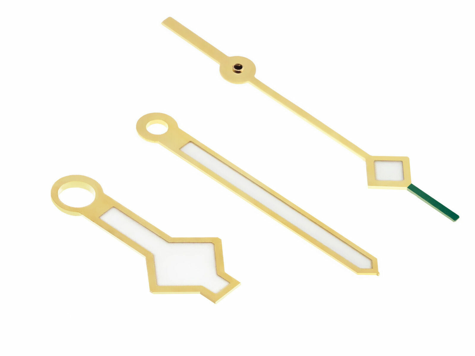 WATCH HAND SNOW FLAKE FOR TUDOR BLACK BAY 58 79230R/79230N 79220 GREEN TIP GOLD