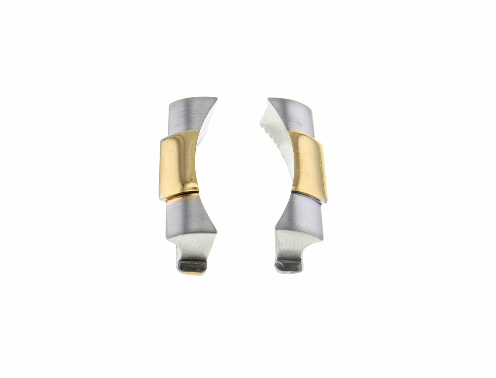 2 CUSTOM STRAP END LINK PIECE FOR ROLEX GMT II MASTER 126711 126711CHNR TWO TONE