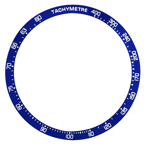 BEZEL INSERT FOR OMEGA SPEEDMASTER 9300 CHRONO 41.5MM 331-10-42-51-01-002 BLUE