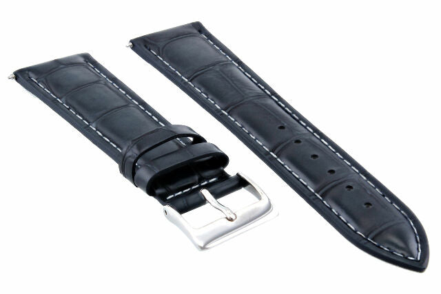 21MM GENUINE LEATHER WATCH BAND STRAP FOR LONGINES WATCH