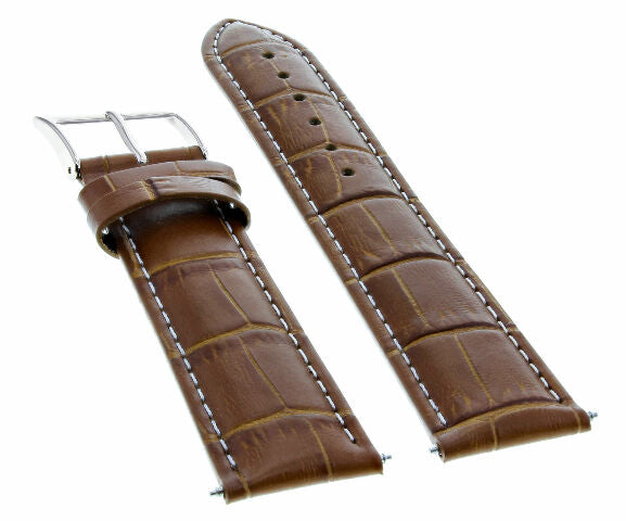 21MM GENUINE LEATHER WATCH BAND STRAP FOR LONGINES WATCH