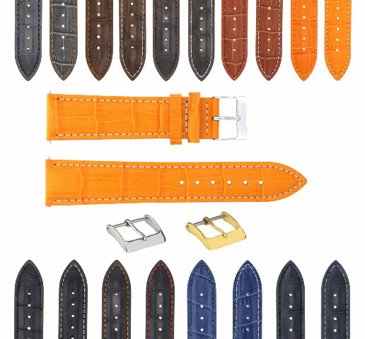 21MM GENUINE LEATHER WATCH BAND STRAP FOR LONGINES WATCH