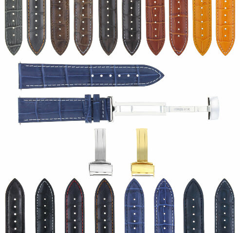 17MM-24MM GENUINE REPLACEMENT LEATHER WATCH BAND STRAP WITH CLASP FOR CASIO
