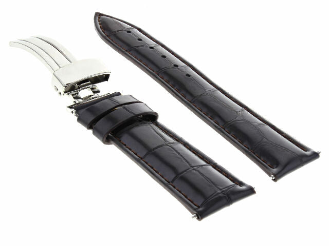 17MM-24MM GENUINE REPLACEMENT LEATHER WATCH BAND STRAP WITH CLASP FOR CASIO