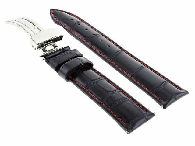 17MM-24MM GENUINE REPLACEMENT LEATHER WATCH BAND STRAP WITH CLASP FOR CASIO