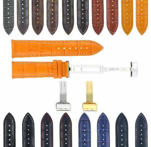 17MM-24MM GENUINE REPLACEMENT LEATHER WATCH BAND STRAP WITH CLASP FOR CASIO