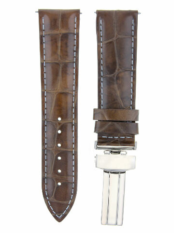 17MM-24MM REPLACEMENT LEATHER WATCH BAND STRAP WITH CLASP FOR JAEGER LECOULTRE
