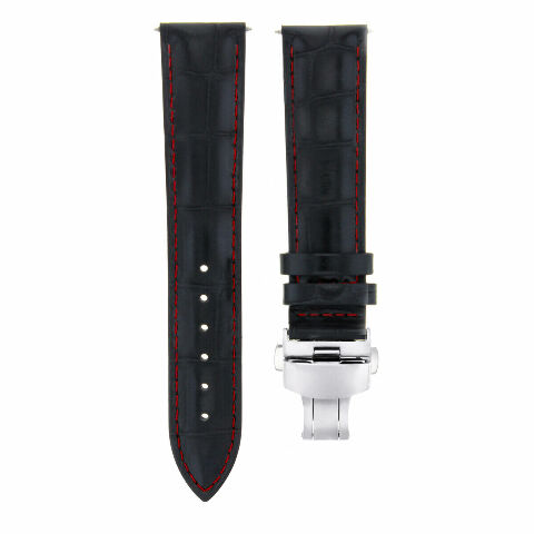 17-18-19-20-21-22-23-24MM GENUINE LEATHER WATCH STRAP BAND FOR SEIKO +  CLASP