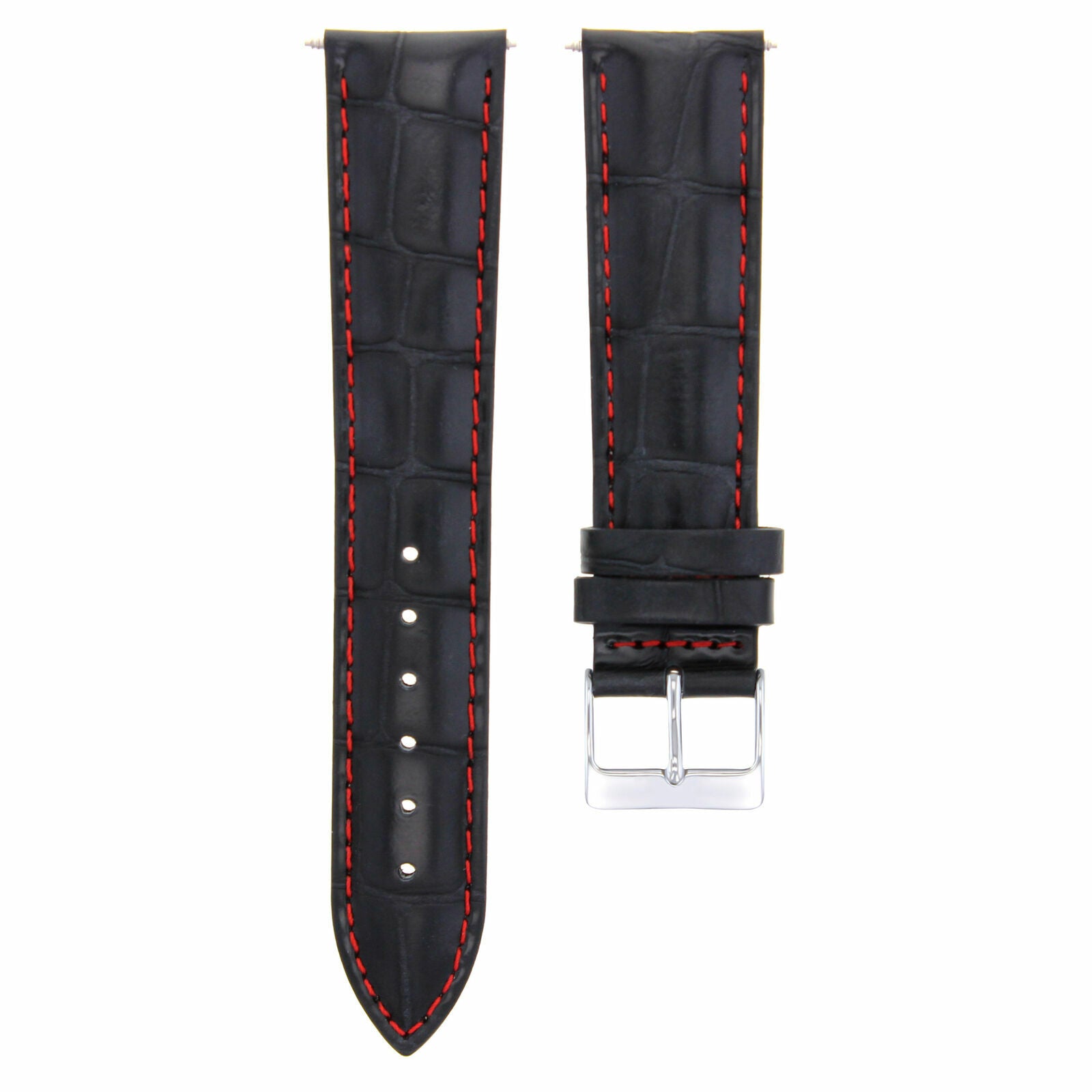 LEATHER WATCH BAND STRAP BAND FOR TISSOT PRS200 CHRONOGRAPH WATCH - 19MM