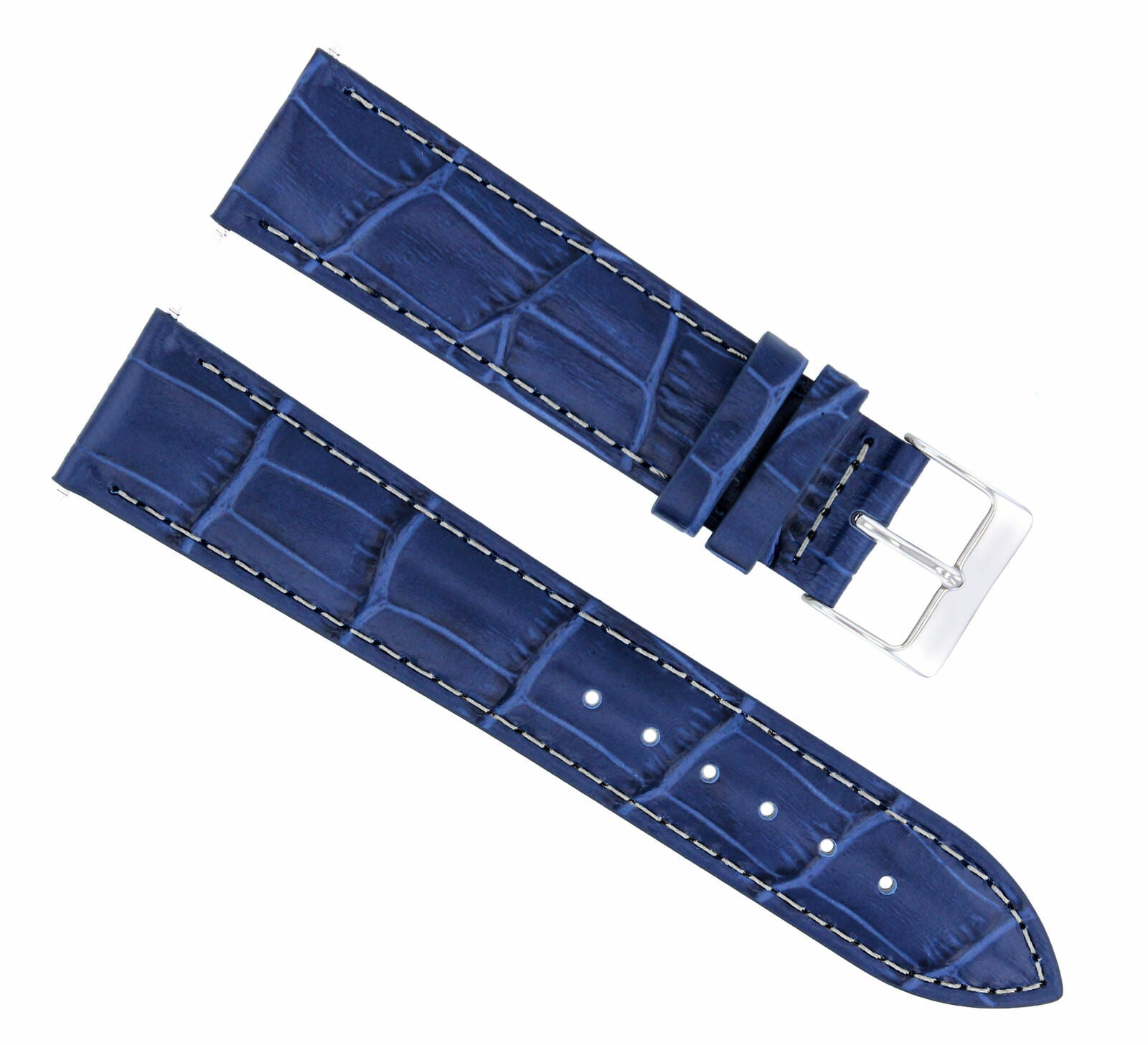 LEATHER WATCH BAND STRAP BAND FOR TISSOT PRS200 CHRONOGRAPH WATCH - 19MM
