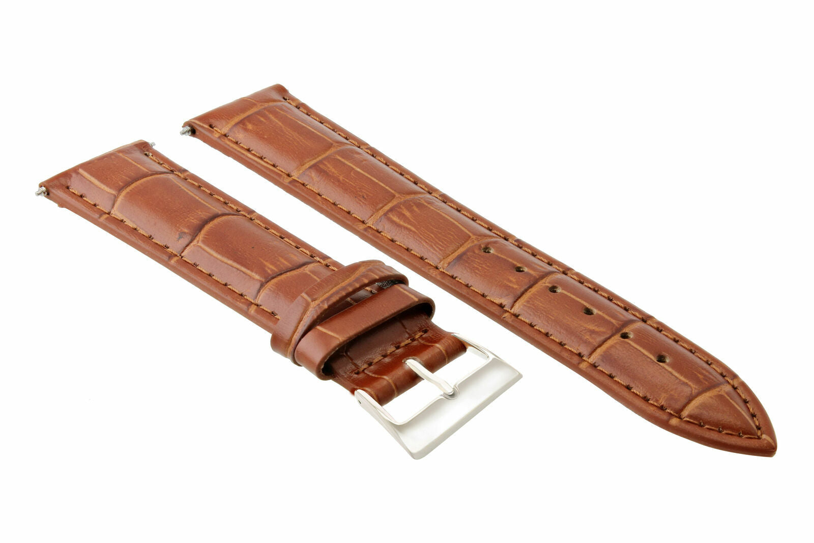 LEATHER WATCH BAND STRAP FOR BAUME MERCIER - 24MM