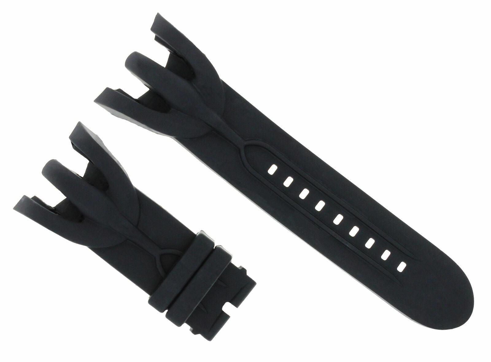 36MM SILICONE RUBBER WATCH BAND STRAP FOR INVICTA VENOM RESERVE CHRONOGRAPH