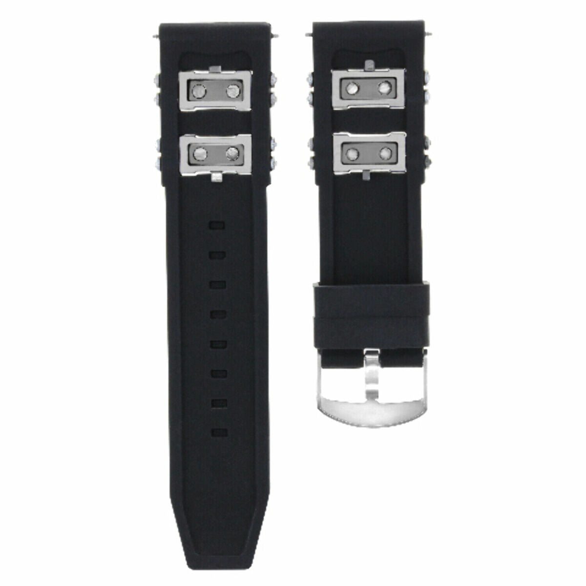 26MM RUBBER WATCH BAND STRAP FOR MENS MICHAEL KORS WATCH BLACK