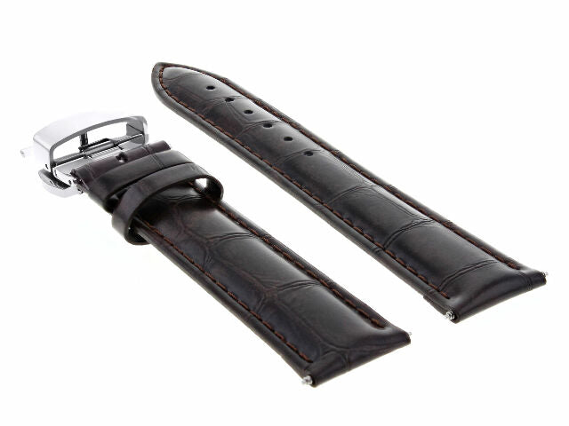 17-24MM GENUINE REPLACEMENT LEATHER WATCH BAND STRAP WITH CLASP FOR PANERAI