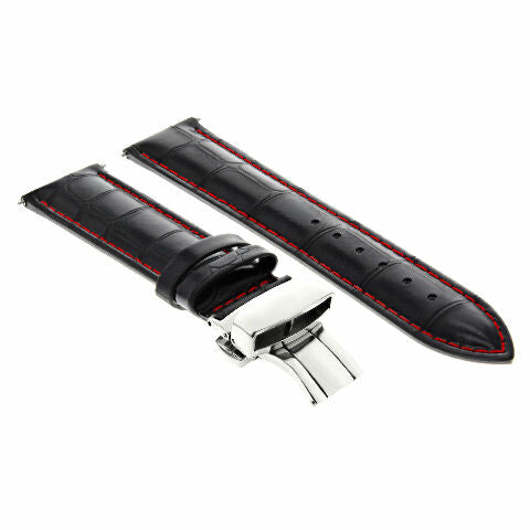 17-24MM LEATHER BAND STRAP CLASP FOR BAUME MERCIER CLASSIMA CLIFTON ET MERCIER