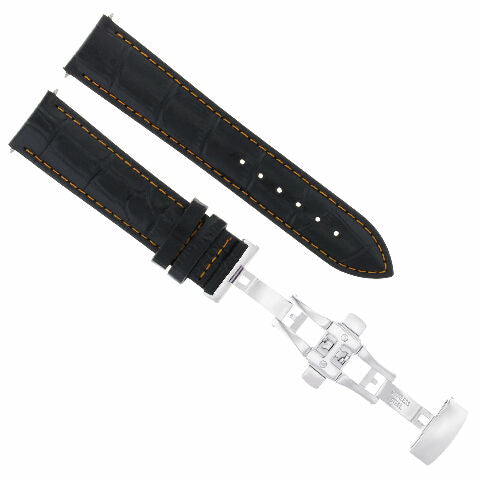 17-24MM LEATHER BAND STRAP CLASP FOR BAUME MERCIER CLASSIMA CLIFTON ET MERCIER