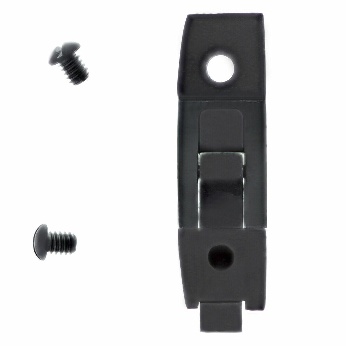 REPLACEMENT CROWN BRIDGE WATCH PART FOR PANERAI WATCHES BRUSH, SHINY, BLACK, Black