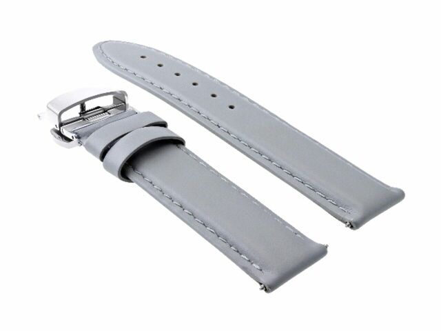 18-19-20-22-24MM CLASSIC MENS SMOOTH LEATHER WATCH BAND STRAP FOR DUNHILL CLASP