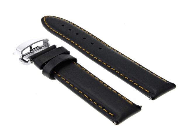 18MM-24MM REPLACEMENT LEATHER WATCH BAND STRAP SMOOTH FOR IWC PILOT PORTUGUESE