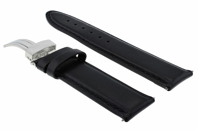 18MM 19MM 20MM 22MM 24MM GENUINE CLASSIC MENS LEATHER WATCH BAND STRAP FOR TIMEX
