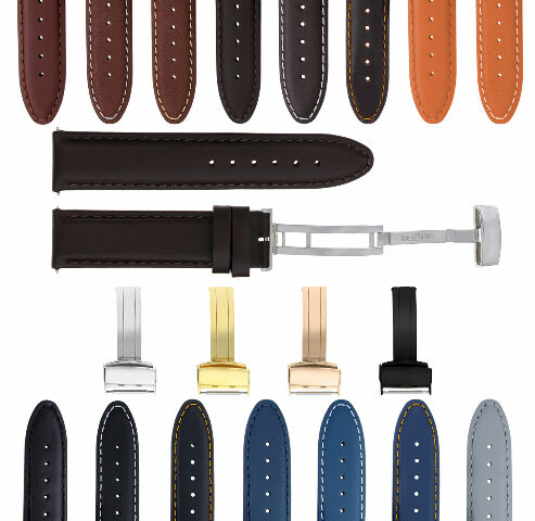 18MM 19MM 20MM 22MM 24MM GENUINE CLASSIC MENS LEATHER WATCH BAND STRAP FOR TIMEX