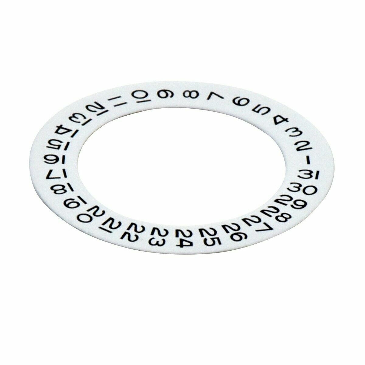 DATE DISC OVERLAY FOR  ETA 2836 2824 MIYOTA  8215 2813 WHITE ROLEX