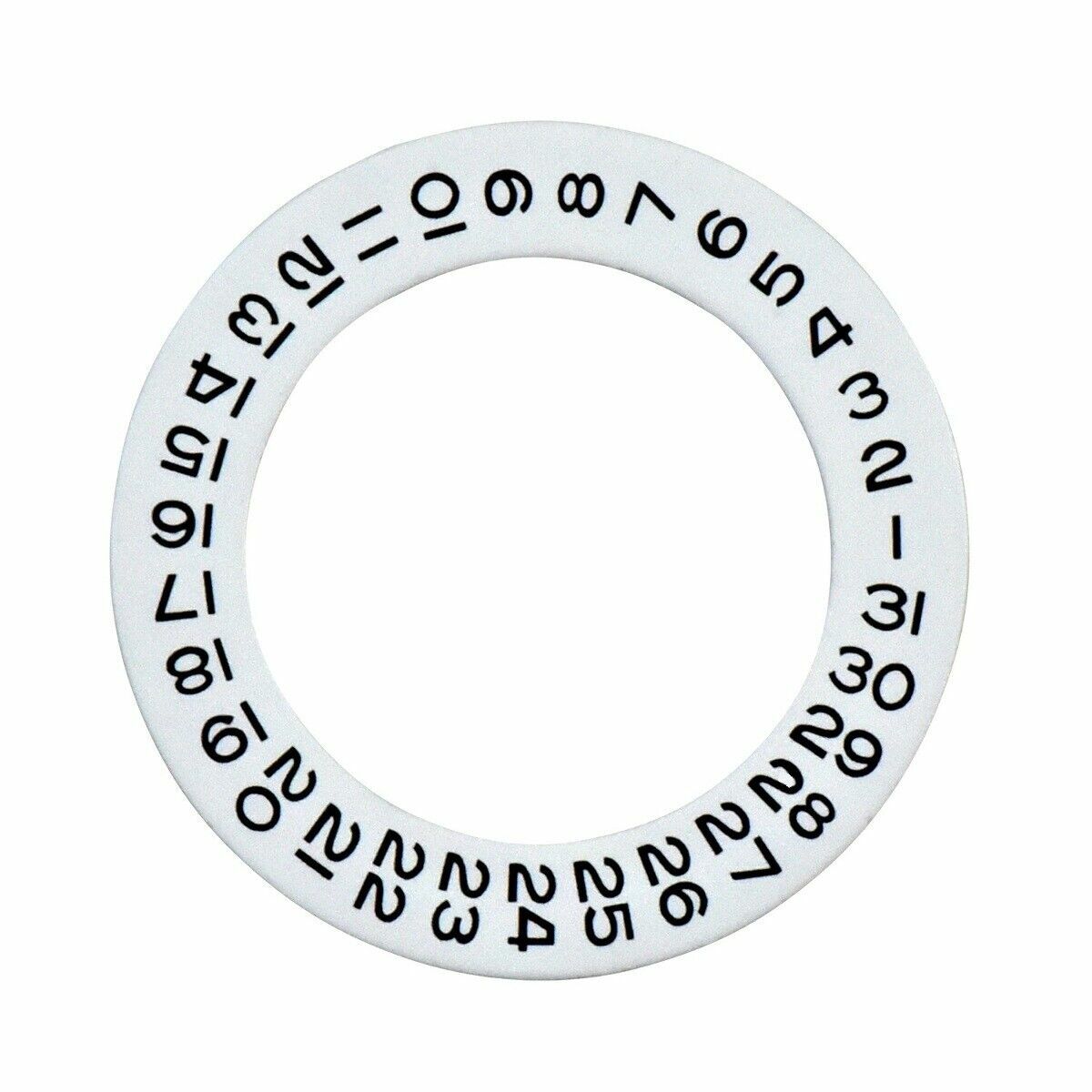 DATE DISC OVERLAY FOR  ETA 2836 2824 MIYOTA  8215 2813 WHITE ROLEX