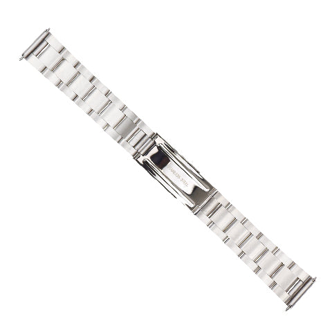 18MM SOLID HEAVY OYSTER BAND FOR SEIKO TUNA SBBN017 STRAIGHT END STAINLESS STEEL