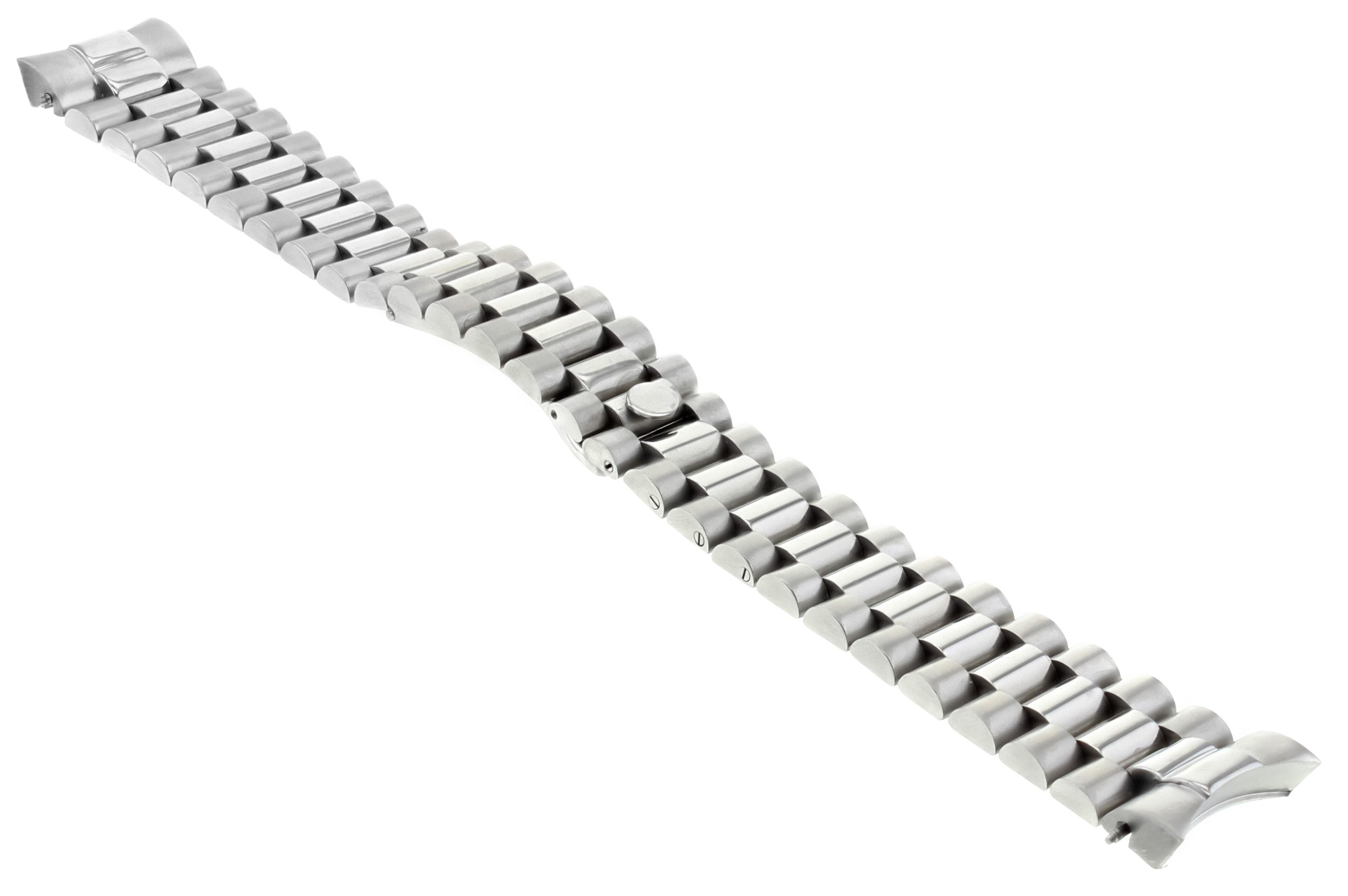 PRESIDENT WATCH BAND BRACELET FOR ROLEX DATEJUST 20MM STAINLESS STEEL SOLID LINK