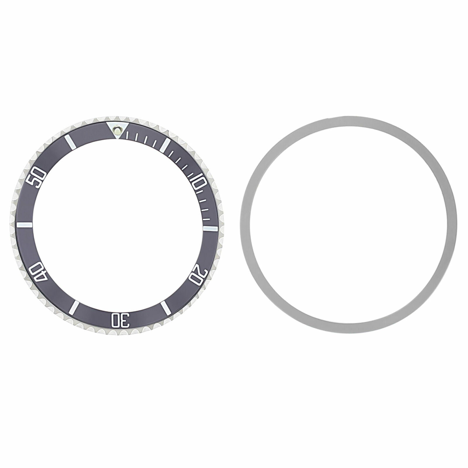 BEZEL RING INSERT FOR TUDOR SUBMARINER 7016 9401 7928 76100 94110 7528 GRAY SS