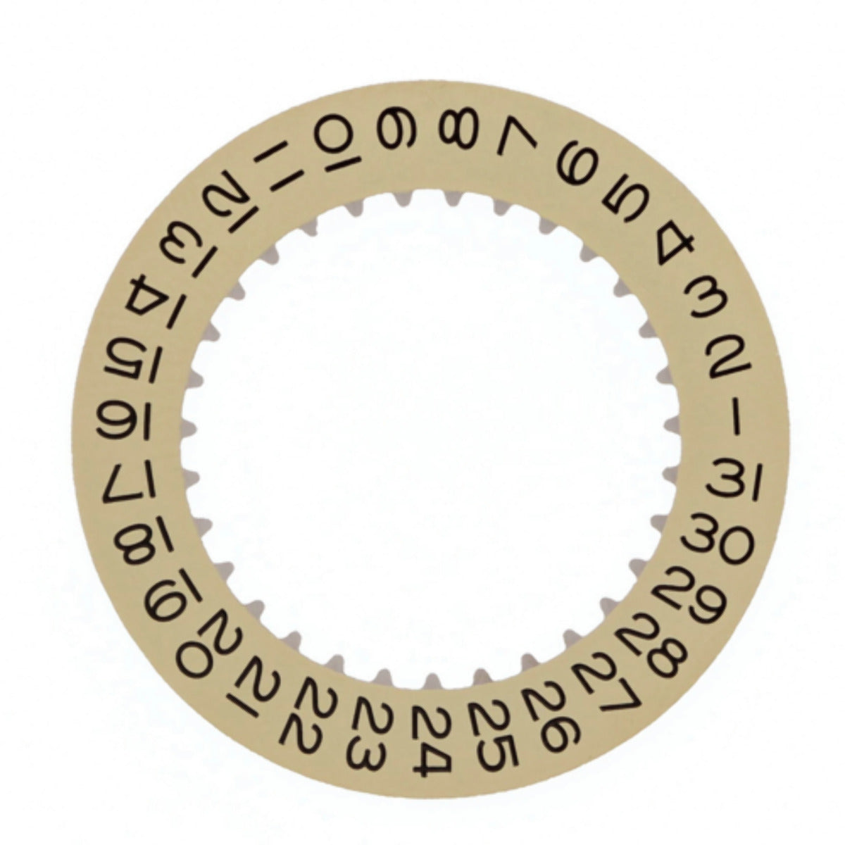 CHAMPGNE DATE DISC WHEEL FOR ROLEX WATCH FIT GENUINE 3135/3155 MOVEMENT TOP QLY