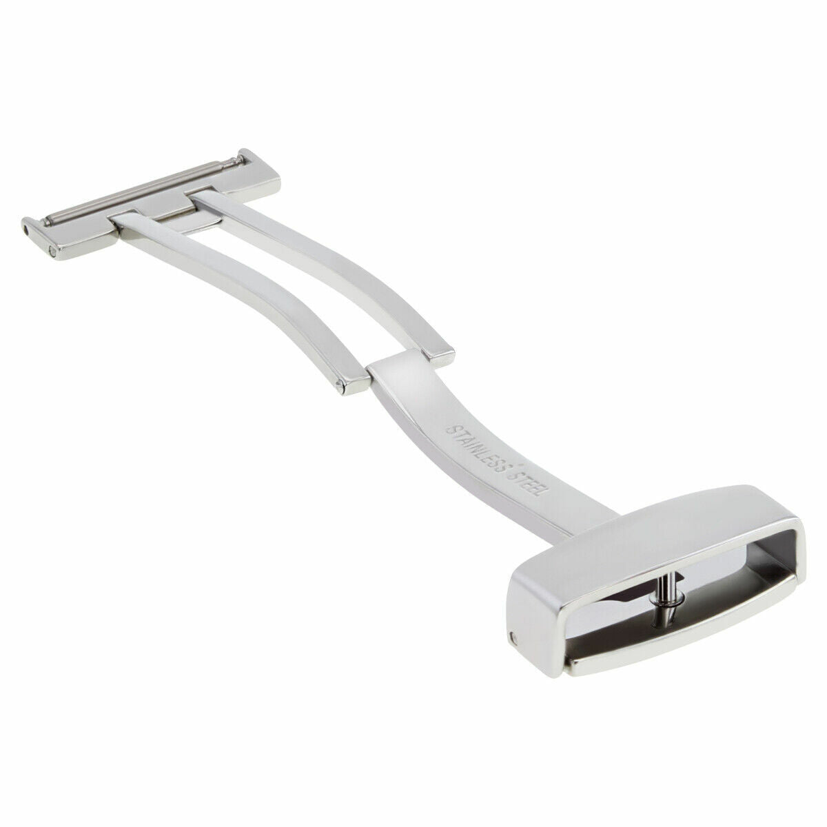 14MM-24MM WATCH DEPLOYMENT CLASP BUCKLE FOR TISSOT PRC200 LEATHER BAND STRAP