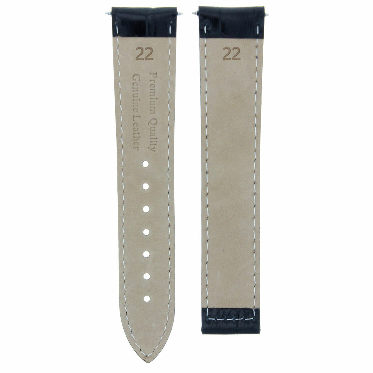 18-19-20-22-24MM LEATHER WATCH BAND STRAP FOR PATEK PHILIPPE