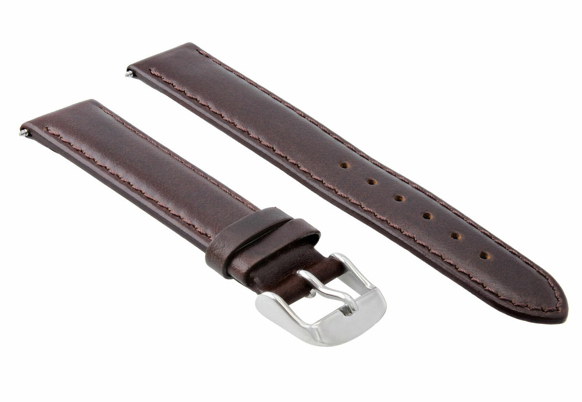 18MM 19MM 20MM 22MM 24MM 26MM LEATHER WATCH BAND STRAP SMOOTH FOR CARTIER