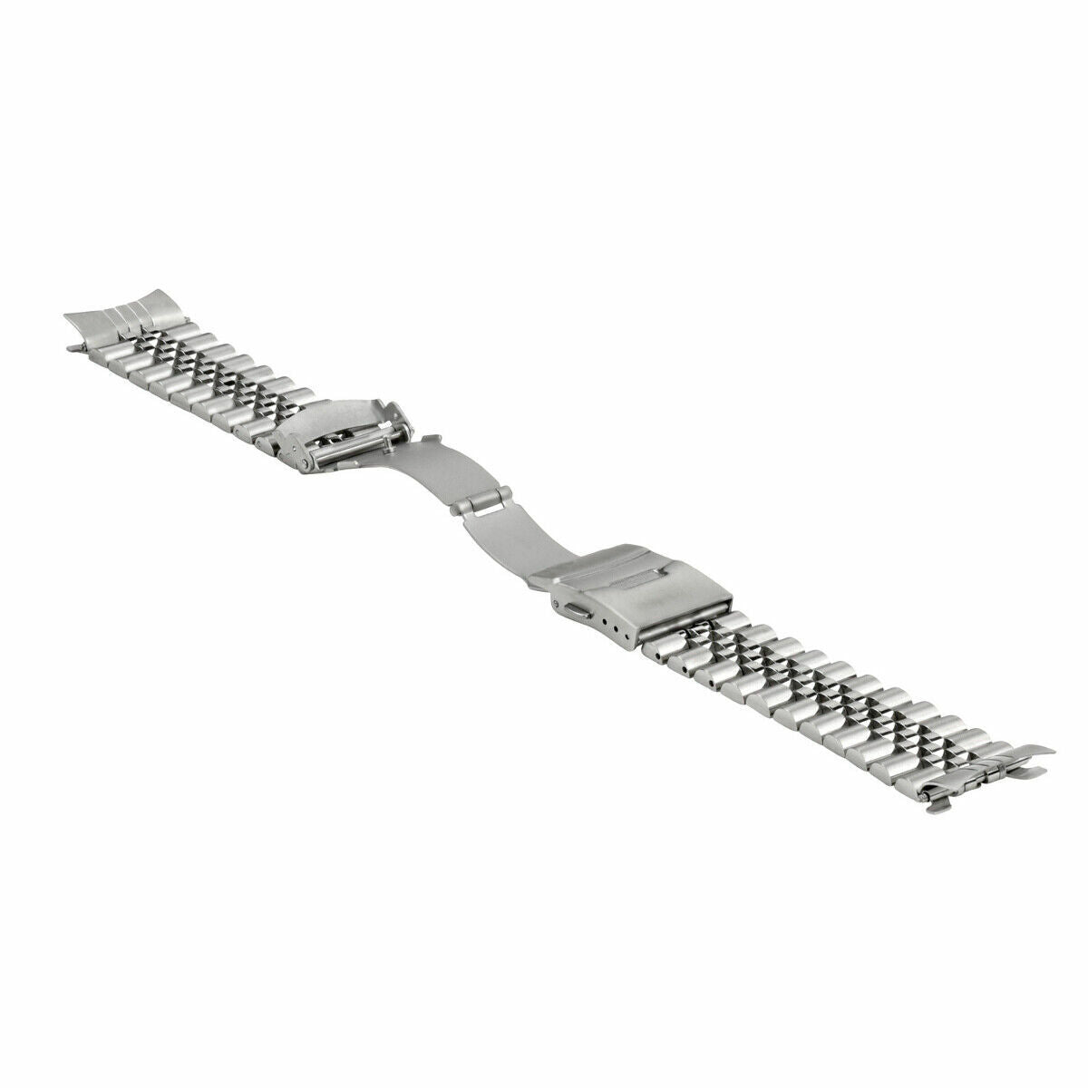 22MM JUBILEE WATCH BAND FOR SEIKO SSKX007 SKX009 SKX173 SOLID STAINLESS STEEL