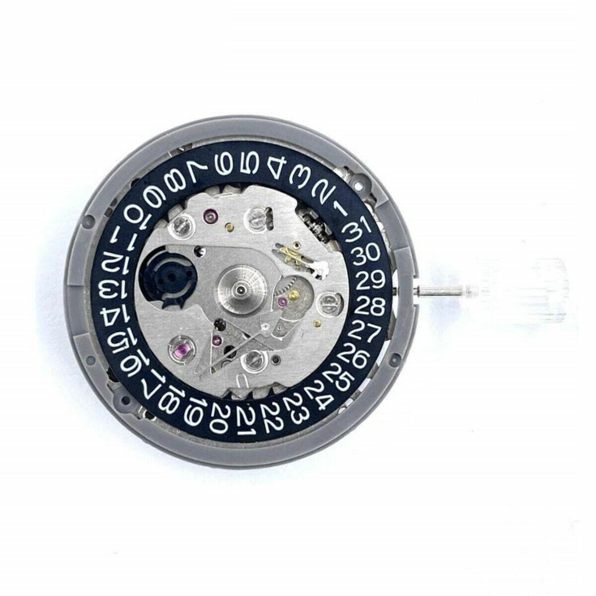 GENUINE SEIKO (SII) NH35/NH35A AUTOMATIC WATCH MOVEMENT DATE CROWN @4 BLACK NEW