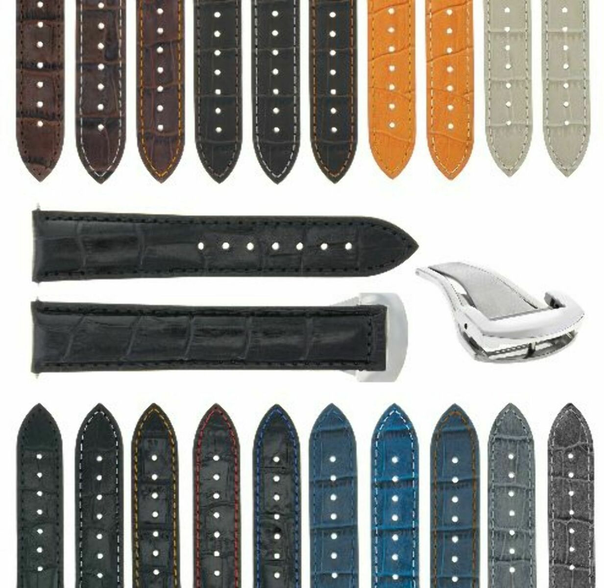 18-19-20-22-24MM LEATHER WATCH BAND STRAP FOR ORIS