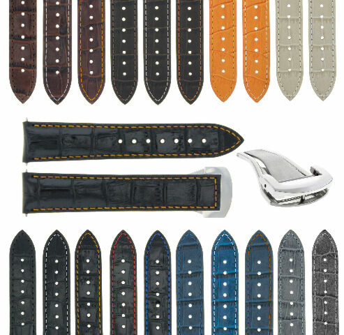 18-19-20-22-24MM LEATHER WATCH BAND STRAP FOR ORIS