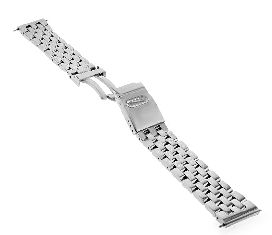 20MM WATCH BAND BRACELET FOR ESQ WATCH 300102C POLISH STAINLESS STRAIGHT END